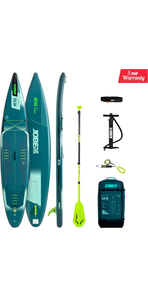 2026 Jobe Aero Neva Sup Board 12.6 Package 486425002 - Blue / Green